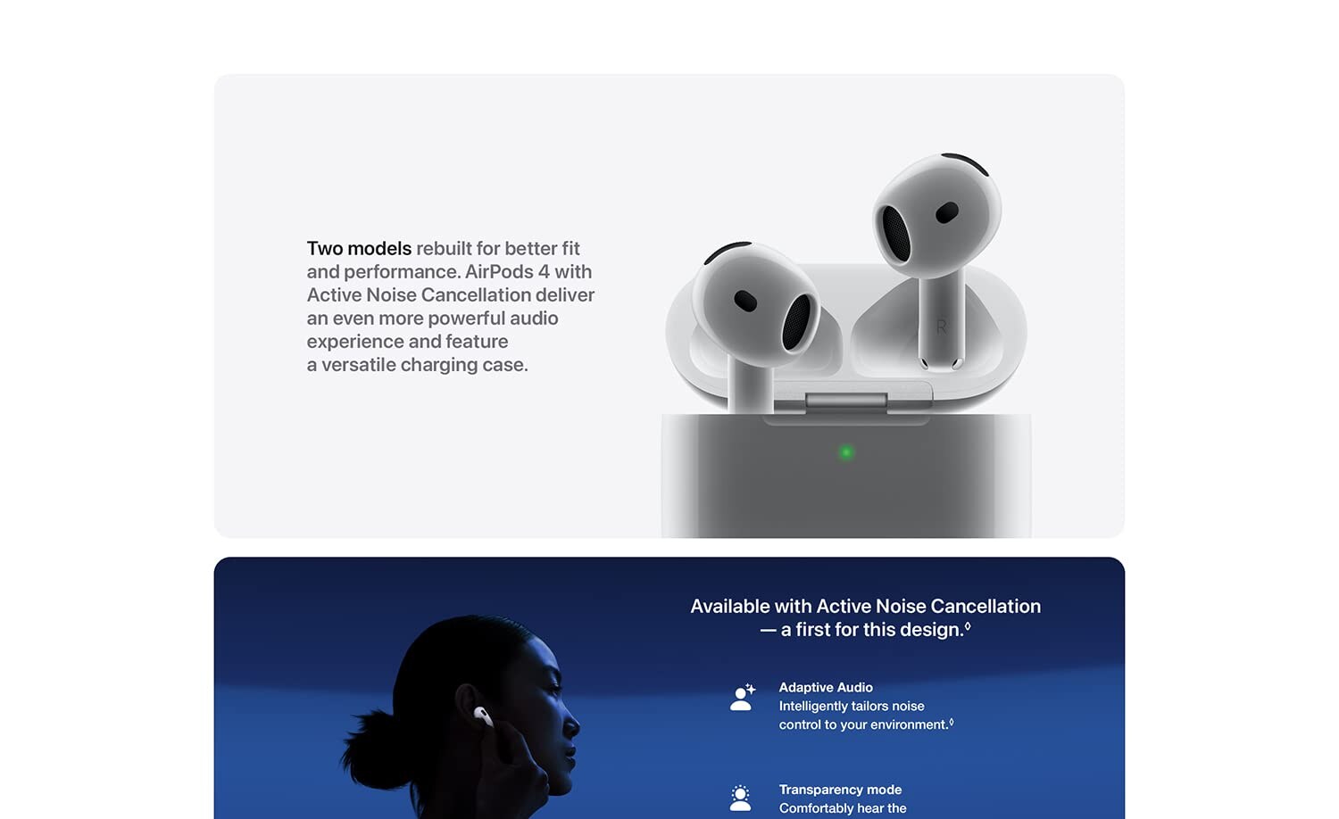 Apple Apple AirPods 4 with Active Noise Cancellation — view 3