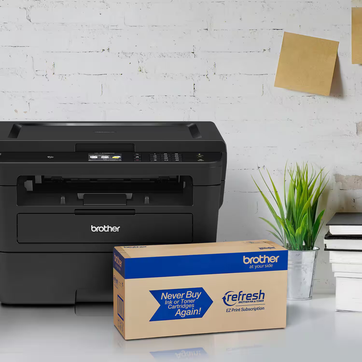 Brother Brother HL-L2395DW Compact Laser Printer — view 2