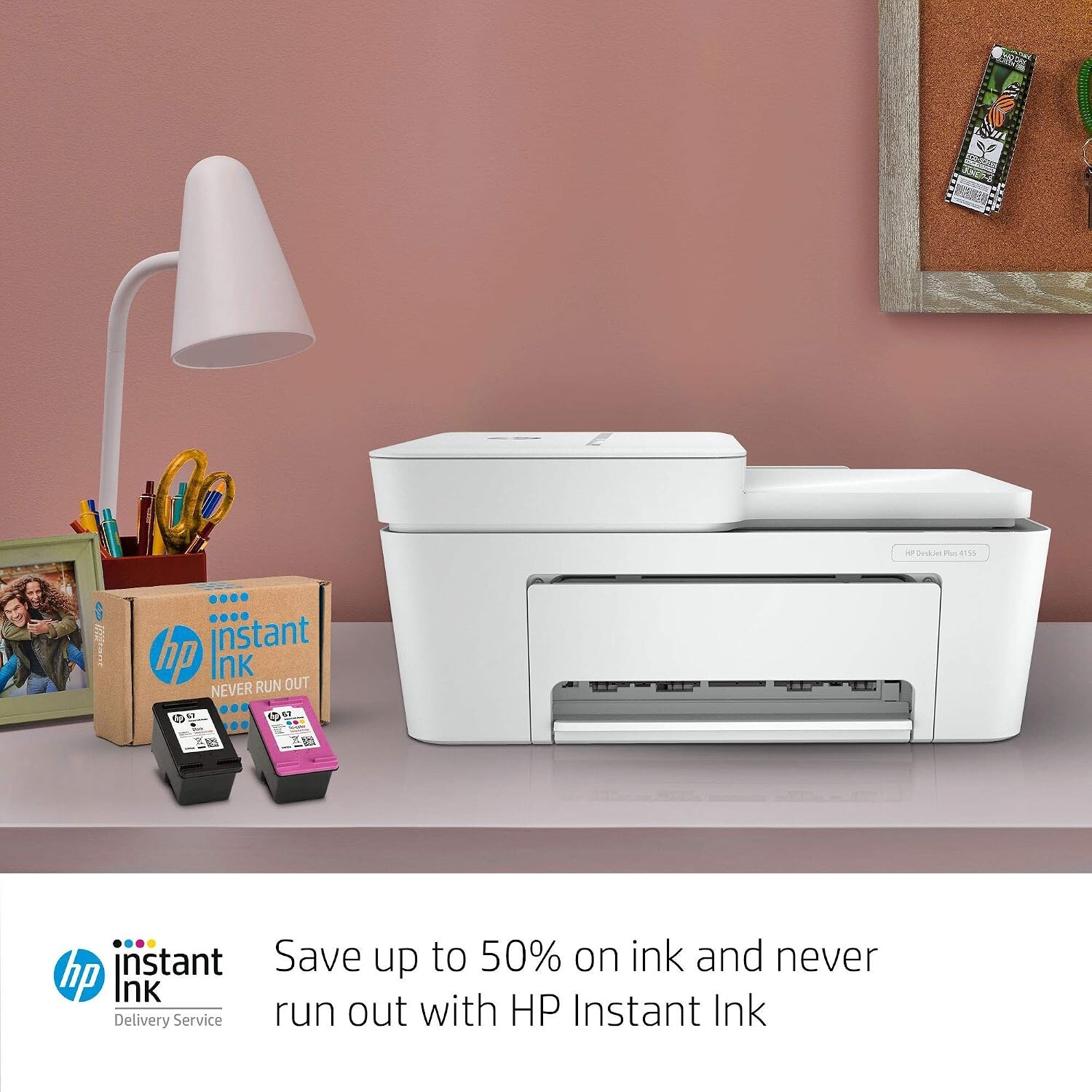 HP HP DeskJet 4155e Wireless All-in-One Printer — view 2