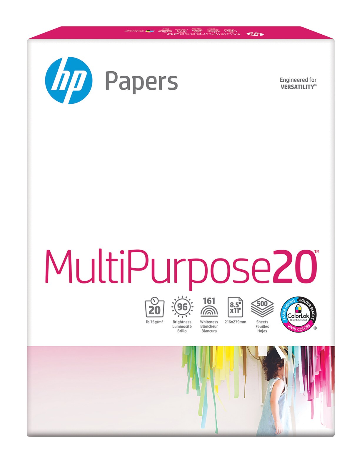 HP HP Multipurpose Paper 8.5x11 500 Sheets (20lb) — view 1