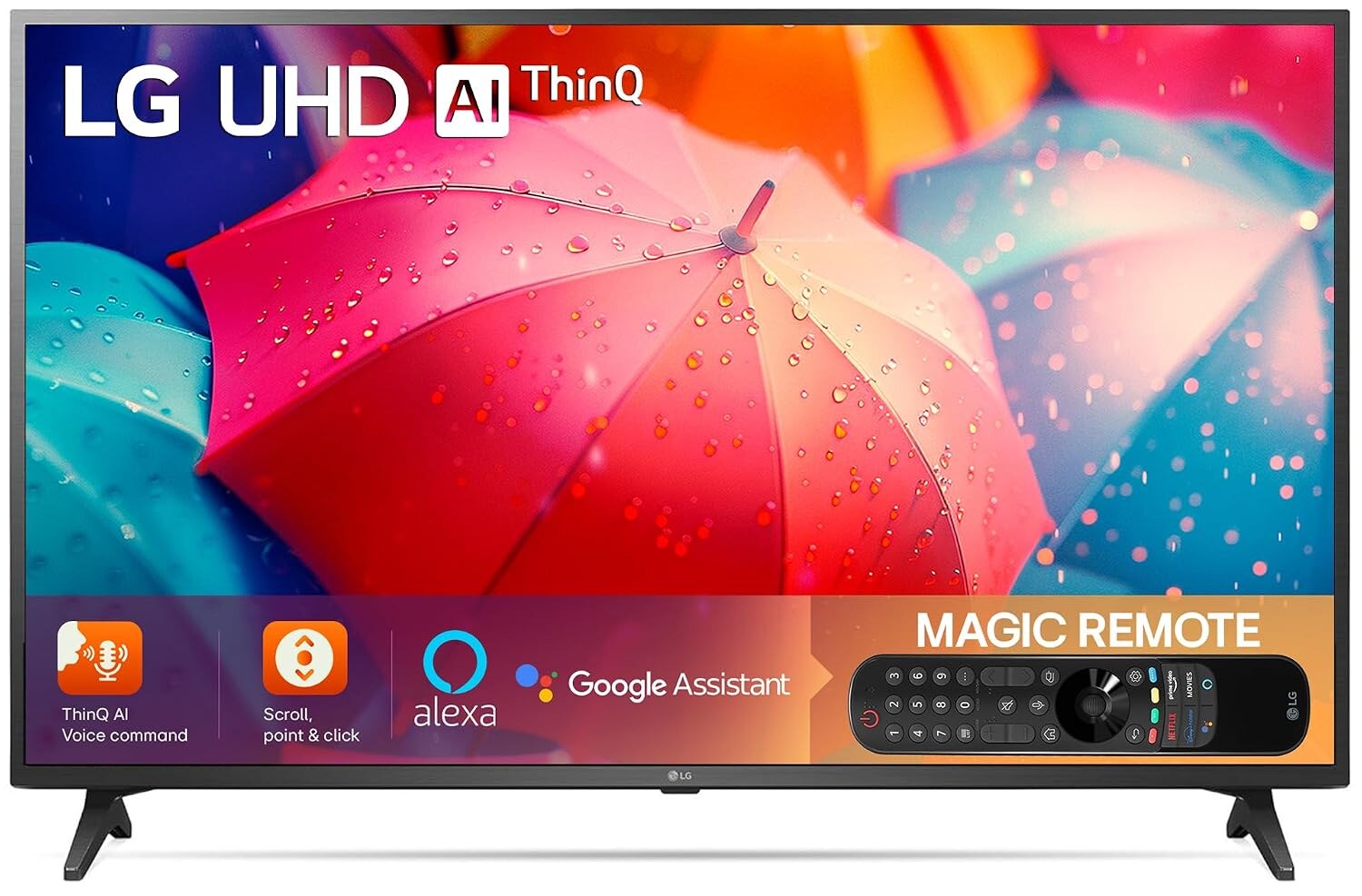 LG LG 55" 4K UHD Smart TV — view 1