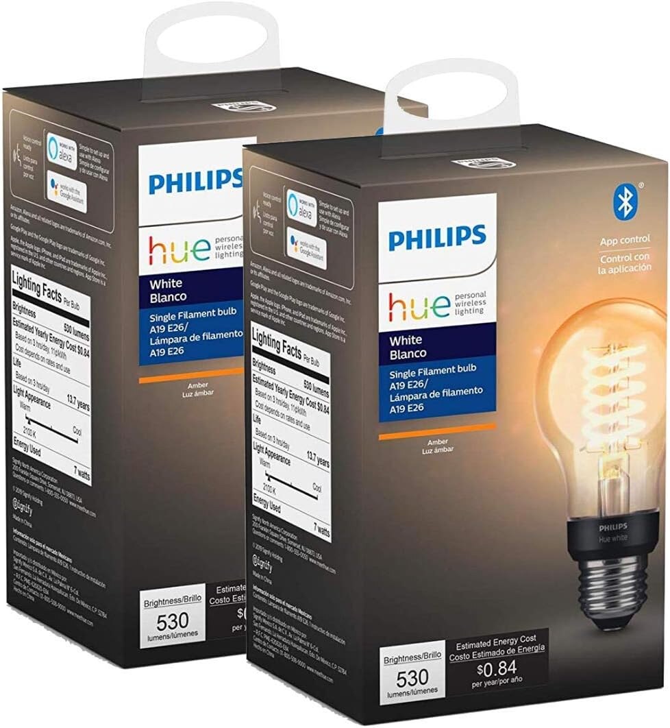 Philips Philips Hue White A19 Smart Bulb (2-Pack) — view 3