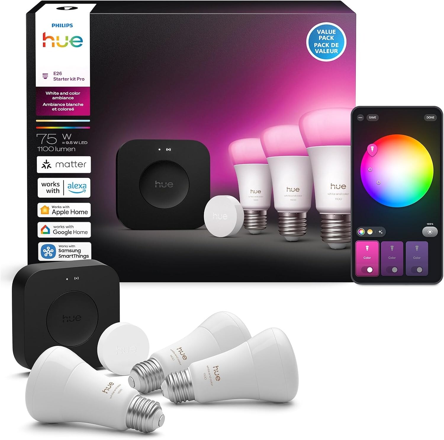 Philips Philips Hue White and Color Ambiance Starter Kit — view 2