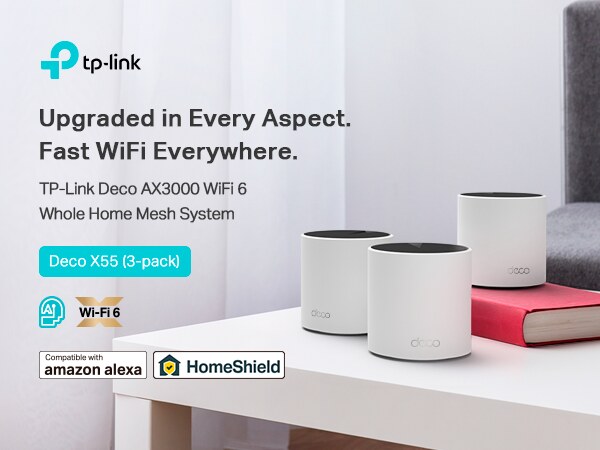 TP-Link TP-Link Deco X55 Mesh Wi-Fi 6 System (3-Pack) — view 3