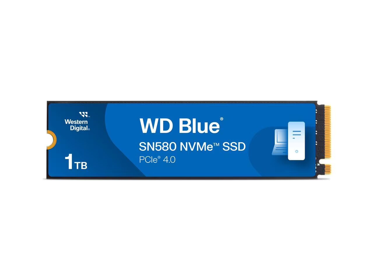 Western Digital WD Blue SN580 1TB NVMe SSD — view 2