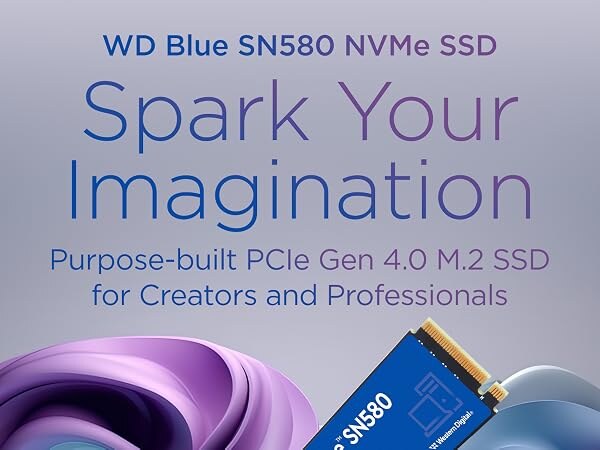 Western Digital WD Blue SN580 1TB NVMe SSD — view 3