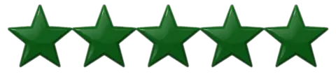 Five green stars
