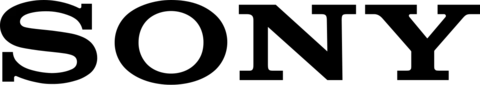 Sony brand logo in bold black serif lettering on a white background.