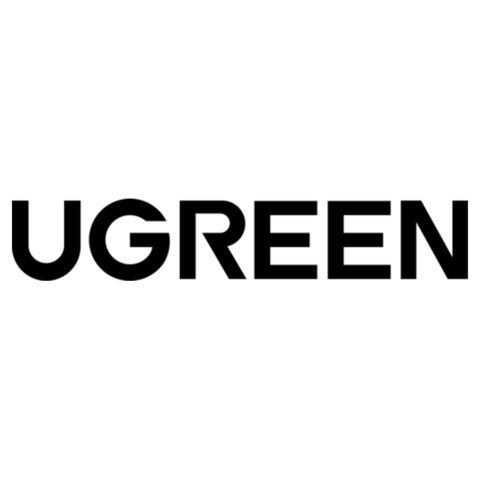 UGREEN brand logo in bold black uppercase lettering on a white background.